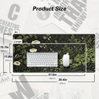 Botanical Green Floral Plant Mouse