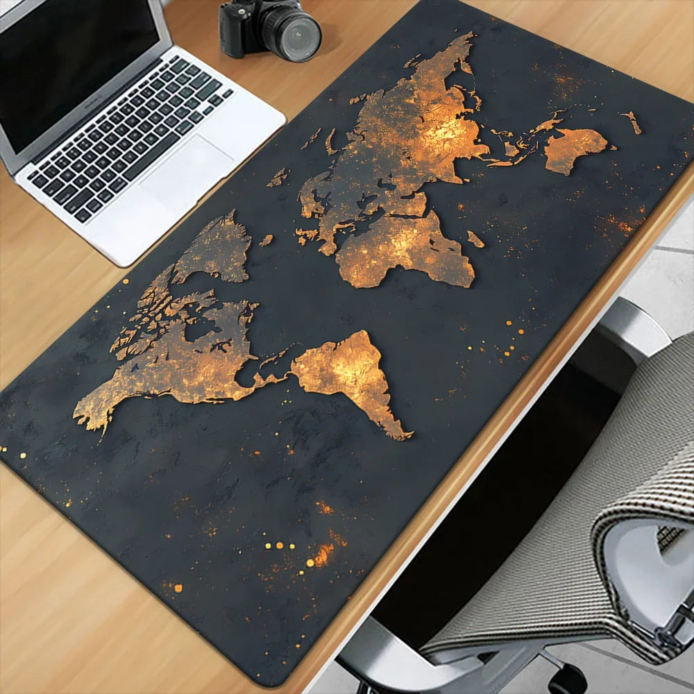 World Map Mouse Pad