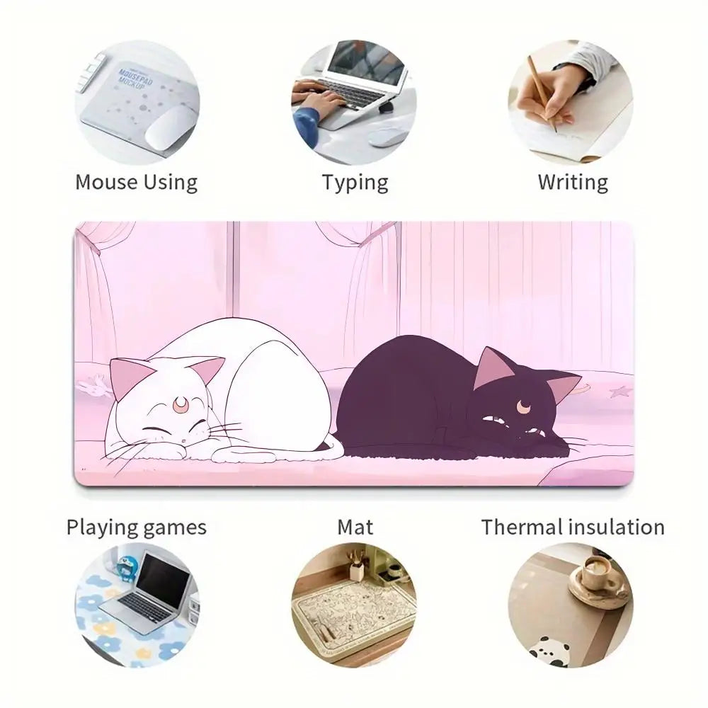 Cute Anime cat Mouse