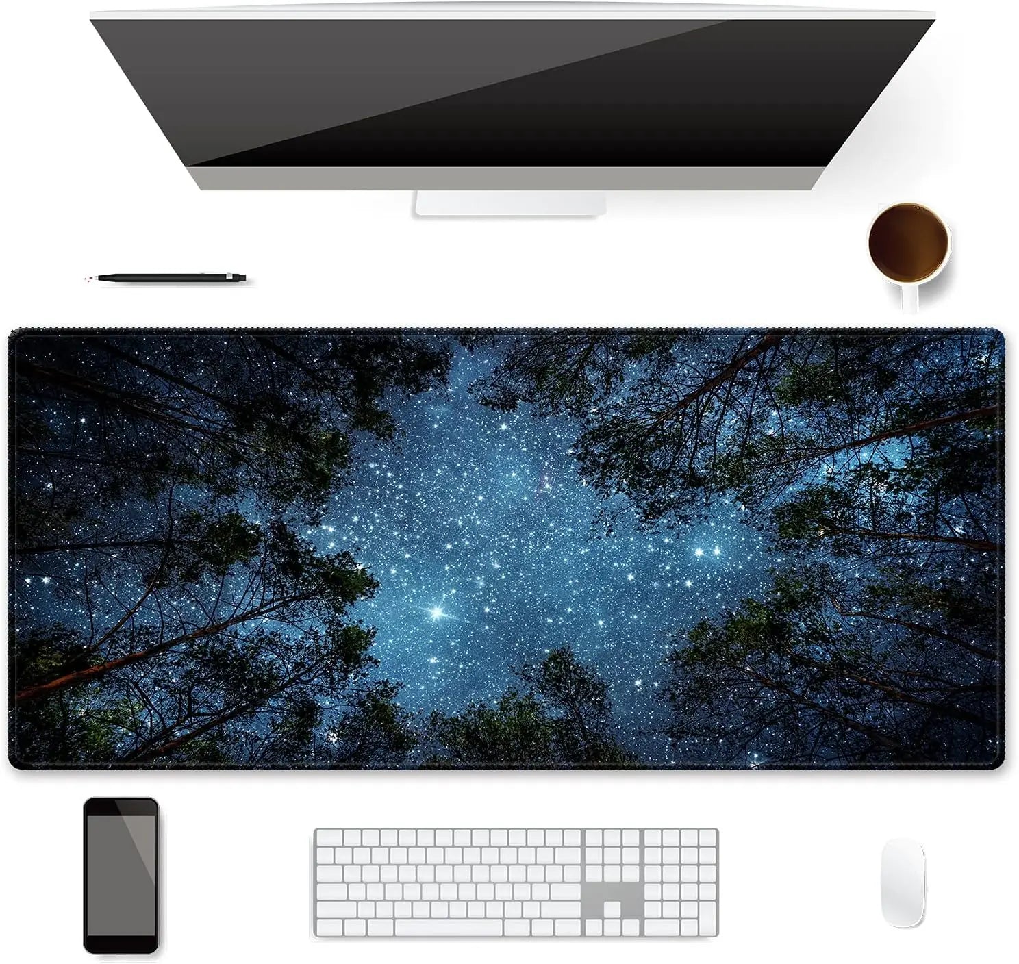 Forest Starry Gaming Mouse Pad