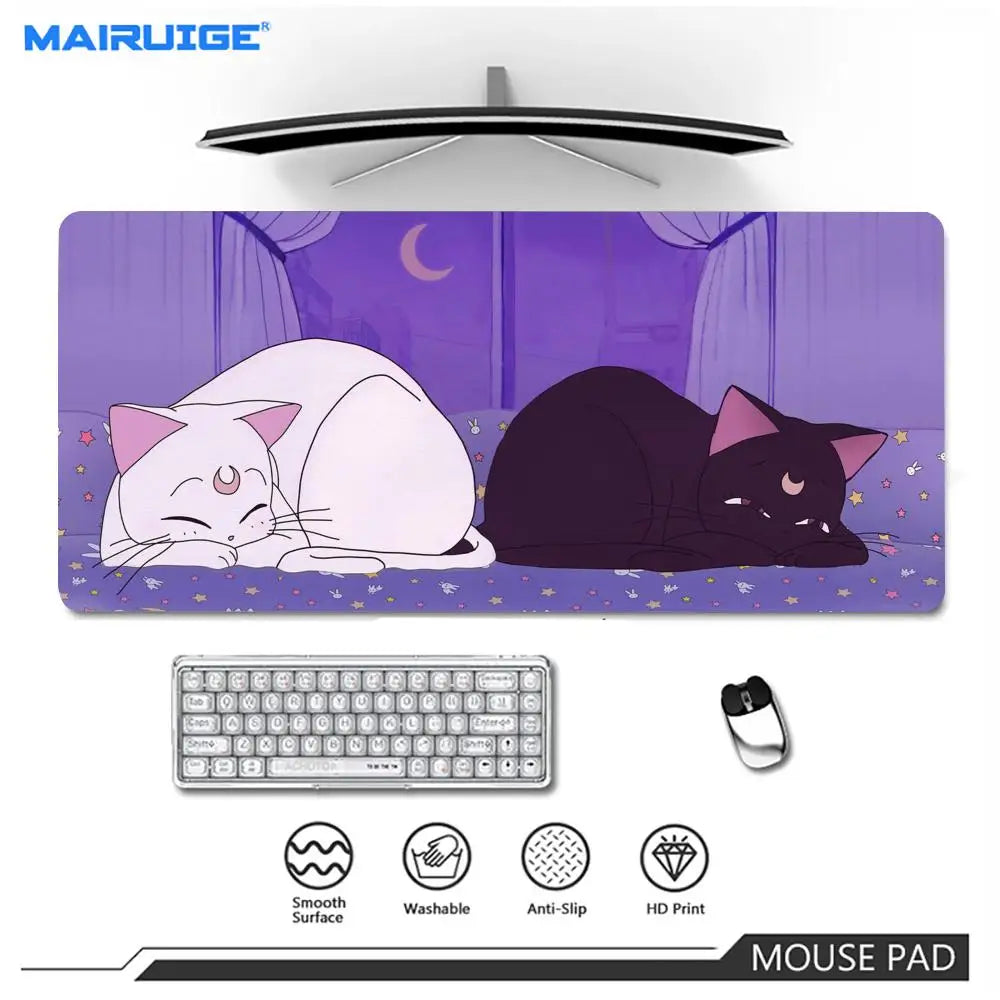 Cute Anime cat Mouse