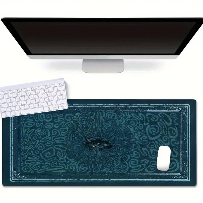 Retro Art Eye Design Blue