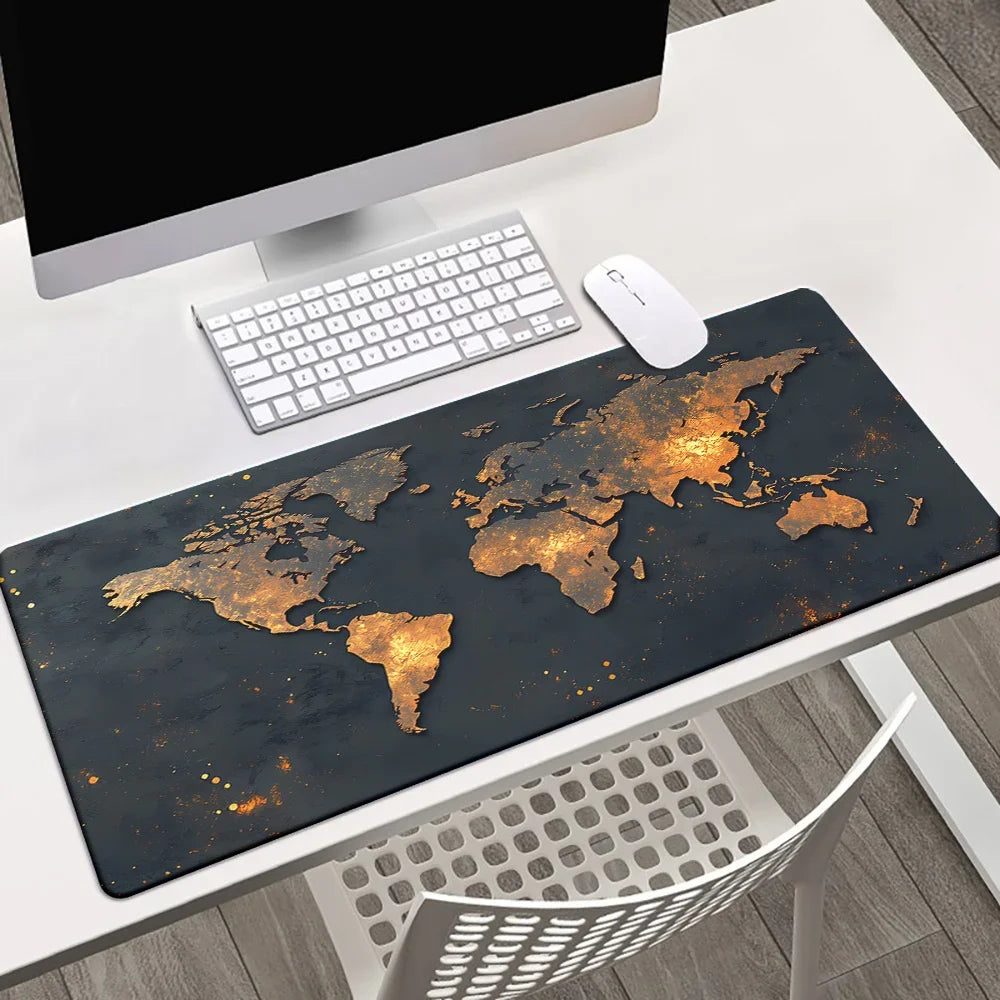 World Map Mouse Pad