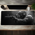 Large Mouse Pad Tactical Soldier Design Non-Slip