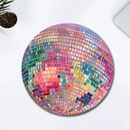 Rubber Round Pink Disco Ball