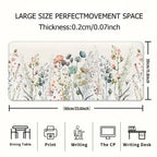 Floral Large mousepad Extended desk
