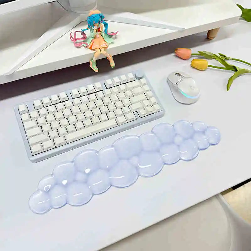 Mouse pad Wrist antislip silicone transparent