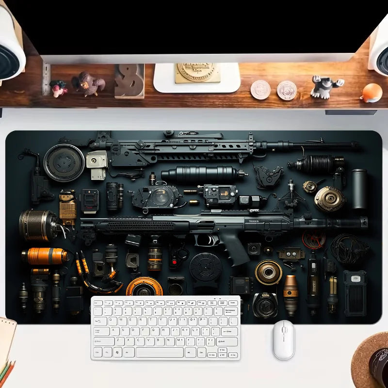 Gun parts assembly Mouse Pad