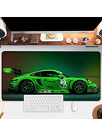 Green Racing Porsche Car