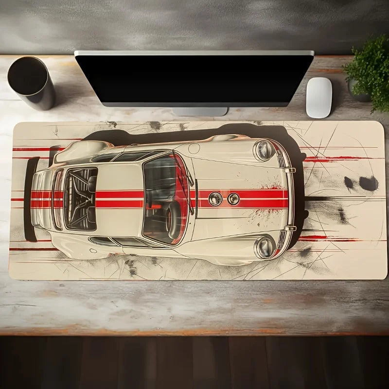 Supercar-Themed Large Mouse Pad