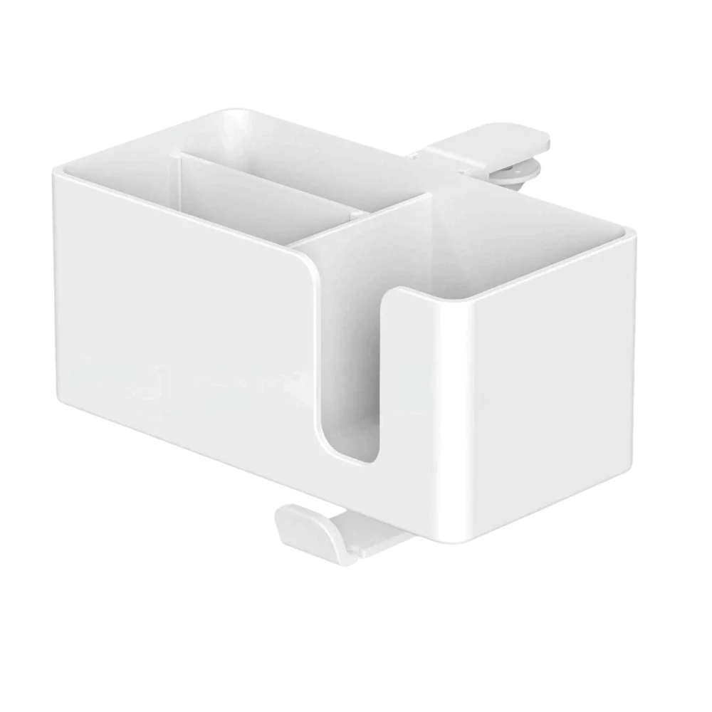 New 4-in-1 Tableside Storage Box Metal 360°