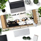 Cartoon Cat Mouse Pad
