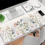 Floral Large mousepad Extended desk