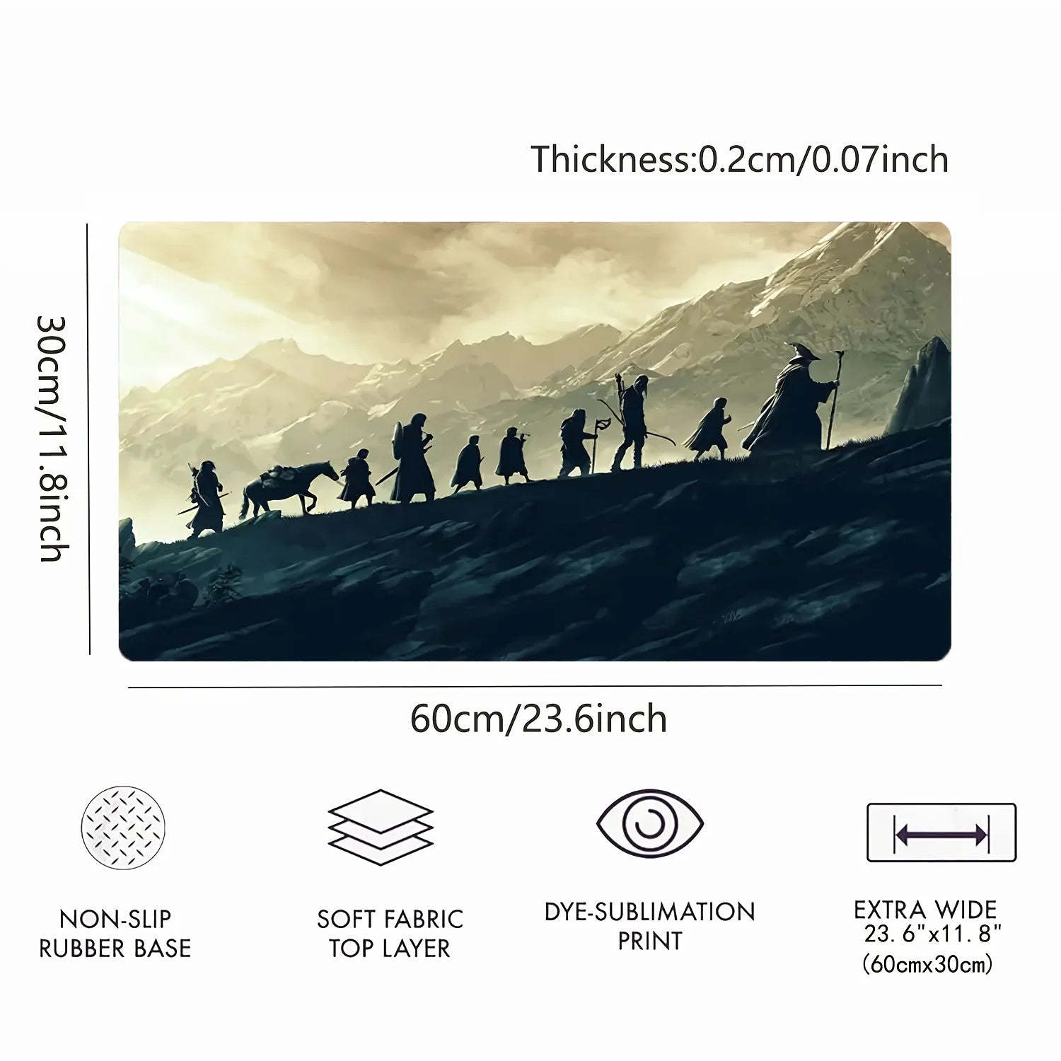 Anime Stitched Edges for Office