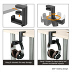 Headphone Stand Headset Hook Holder,
