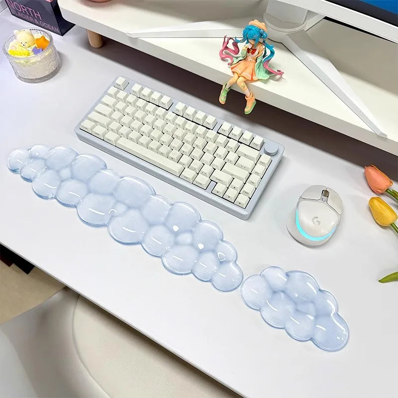 Mouse pad Wrist antislip silicone transparent