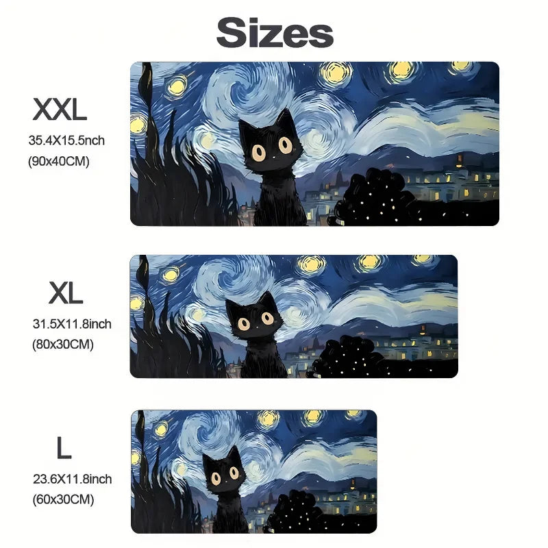 Anime creative art Abstract cat