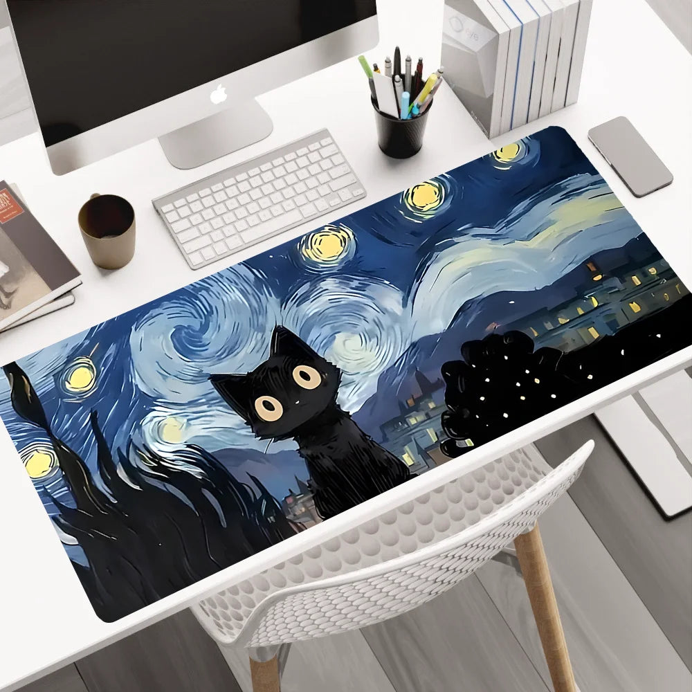Anime creative art Abstract cat