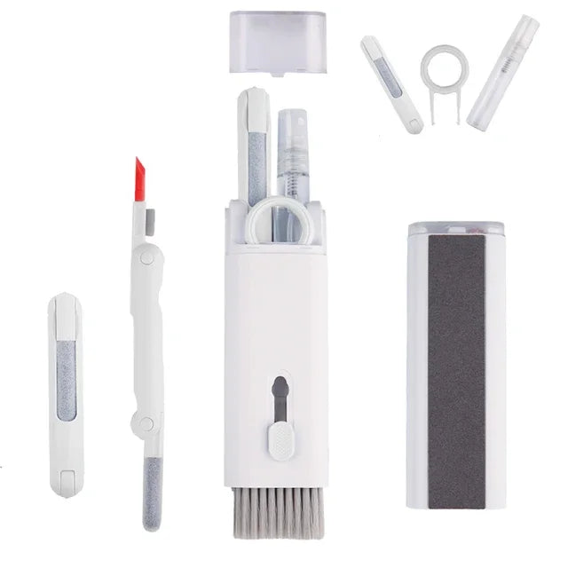 7-in-1 Computer Keyboard Cleaner Brush Kit Earphone