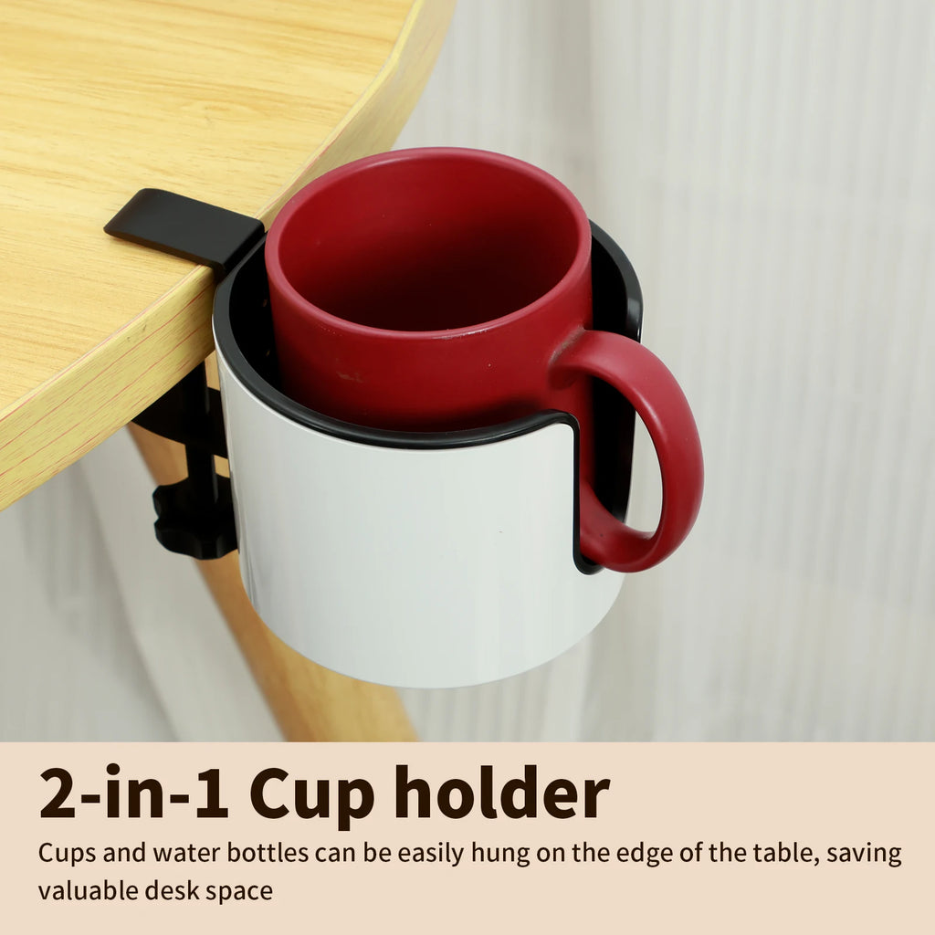2 IN 1 Headphone Holder Adjustable Cup Rack for Coffee Mugs