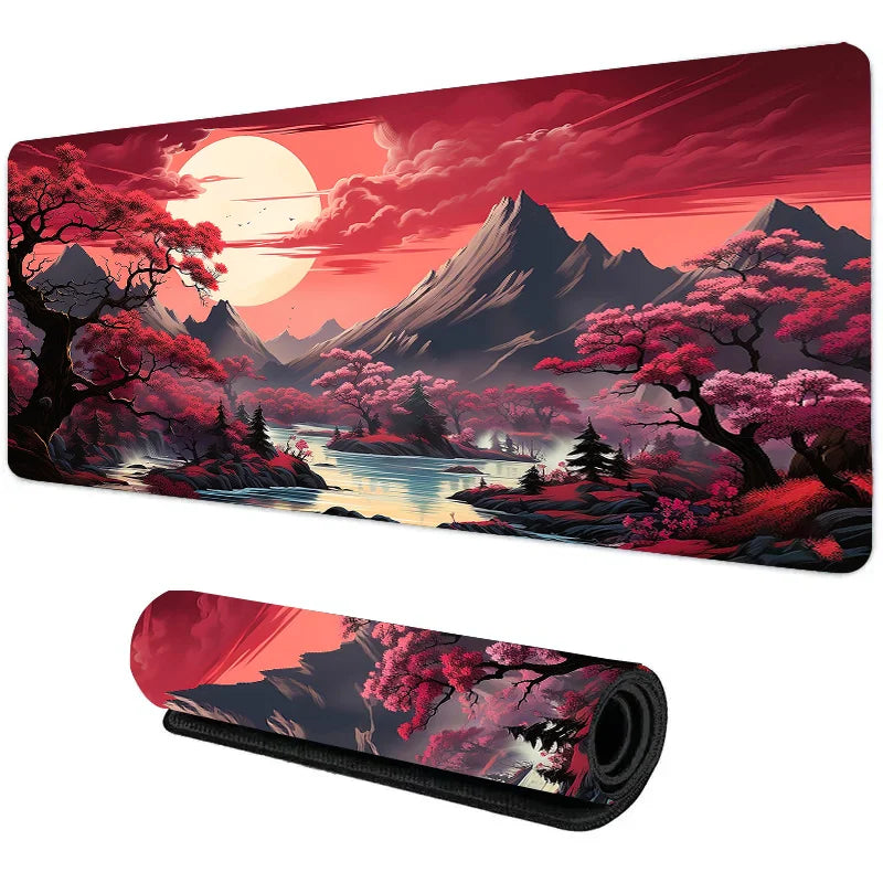 Night Moonlight large cool mouse pad laptop