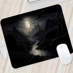 Night Moonlight large cool mouse pad laptop