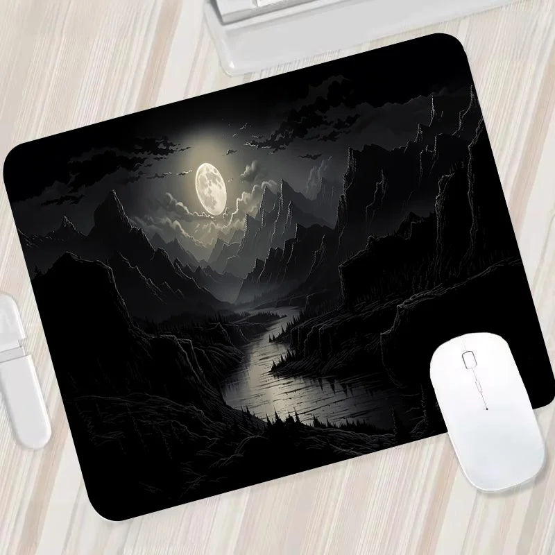 Night Moonlight large cool mouse pad laptop