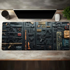 Gun Large Gaming Mouse Pad