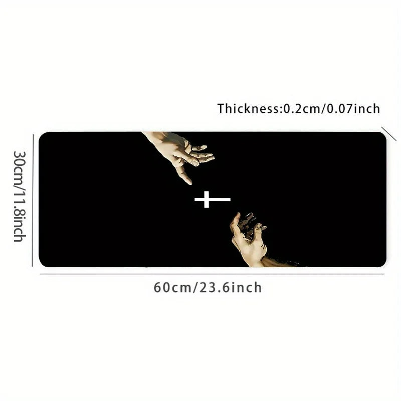 Black Mat Croos Faith Desk mat
