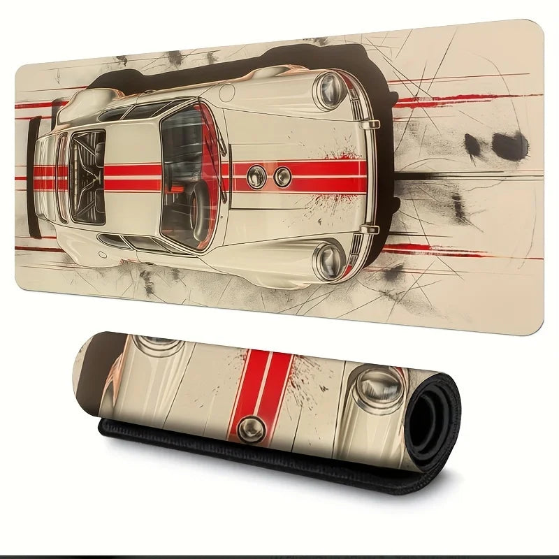 Supercar-Themed Large Mouse Pad