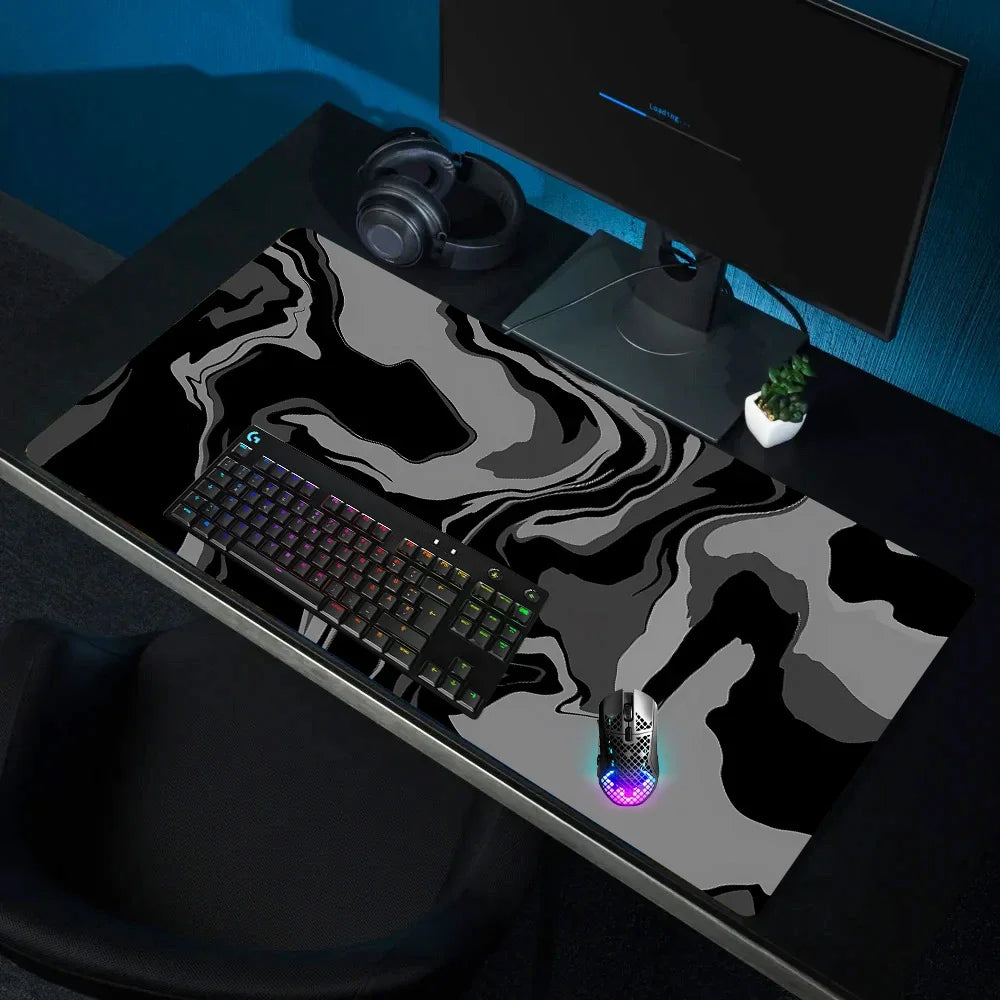 Line Liquid Mouse Pad Topographic