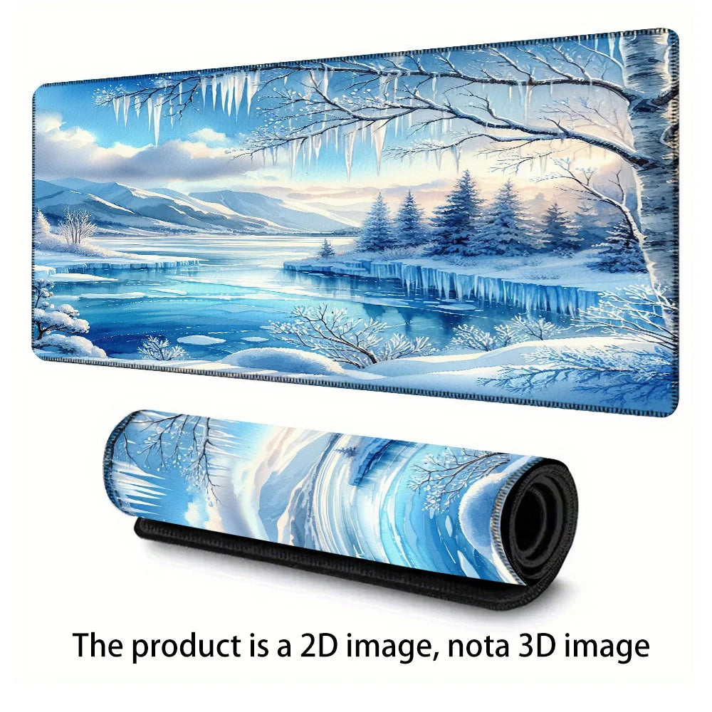 Large Blue Snow Scene