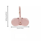 Portable Glasses Bag Soft Leather Sunglasses Pouch Slim Fashion Glasses Case Holder Glasses Organizer Travel Sunglasses Pouch