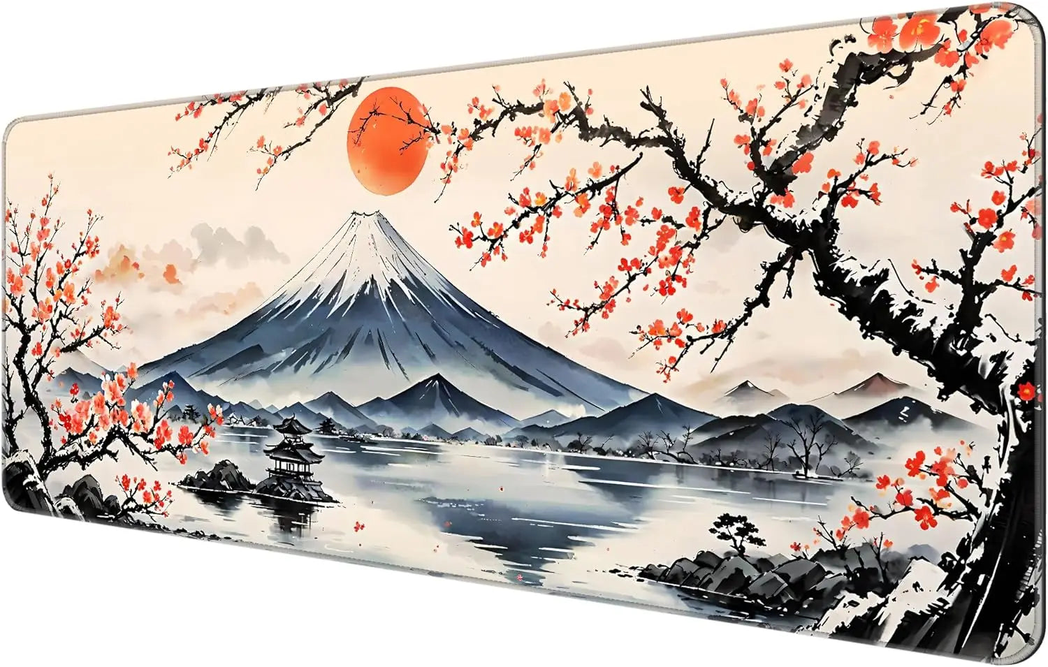 Stitched Edges Mat Many Pattern