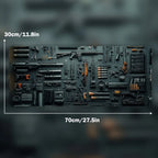 Gun parts assembly Mouse Pad