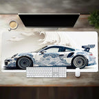 Large White Sports Car Design