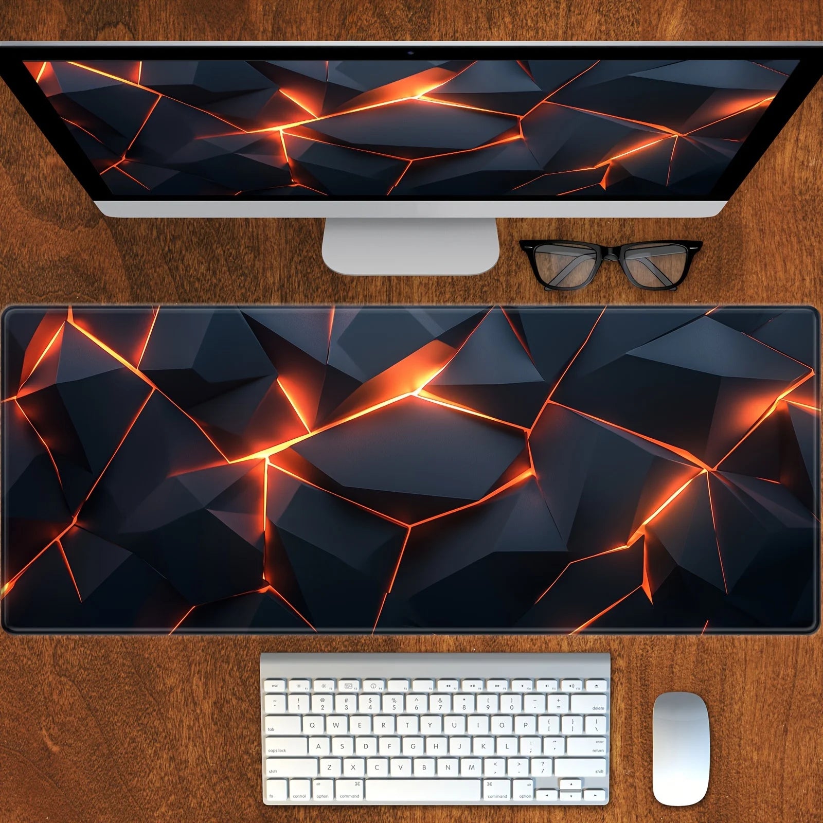 Oversized plaid sci-fi