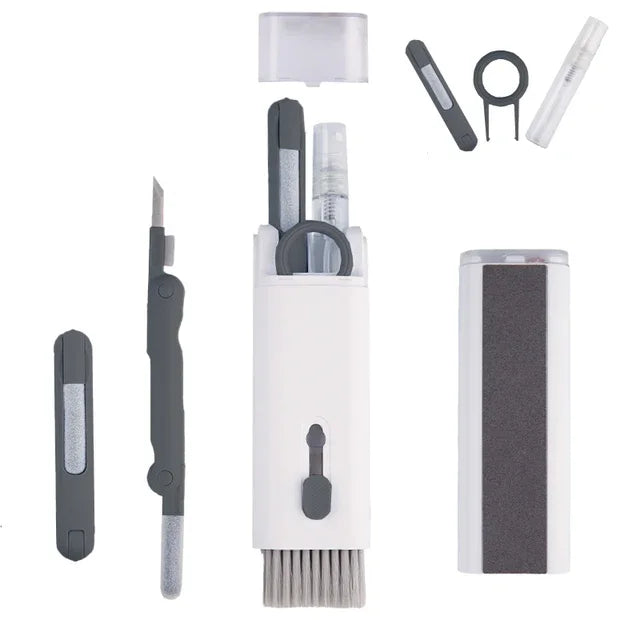 7-in-1 Computer Keyboard Cleaner Brush Kit Earphone