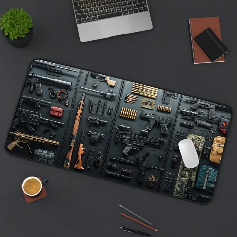 Gun Large Gaming Mouse Pad
