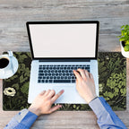 Botanical Green Floral Plant Mouse