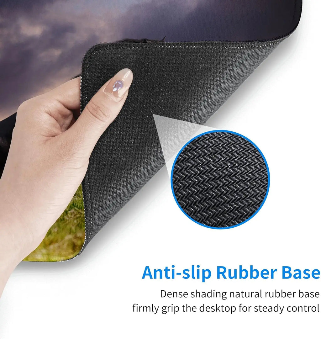 Desk Mat Pattern Black Extended