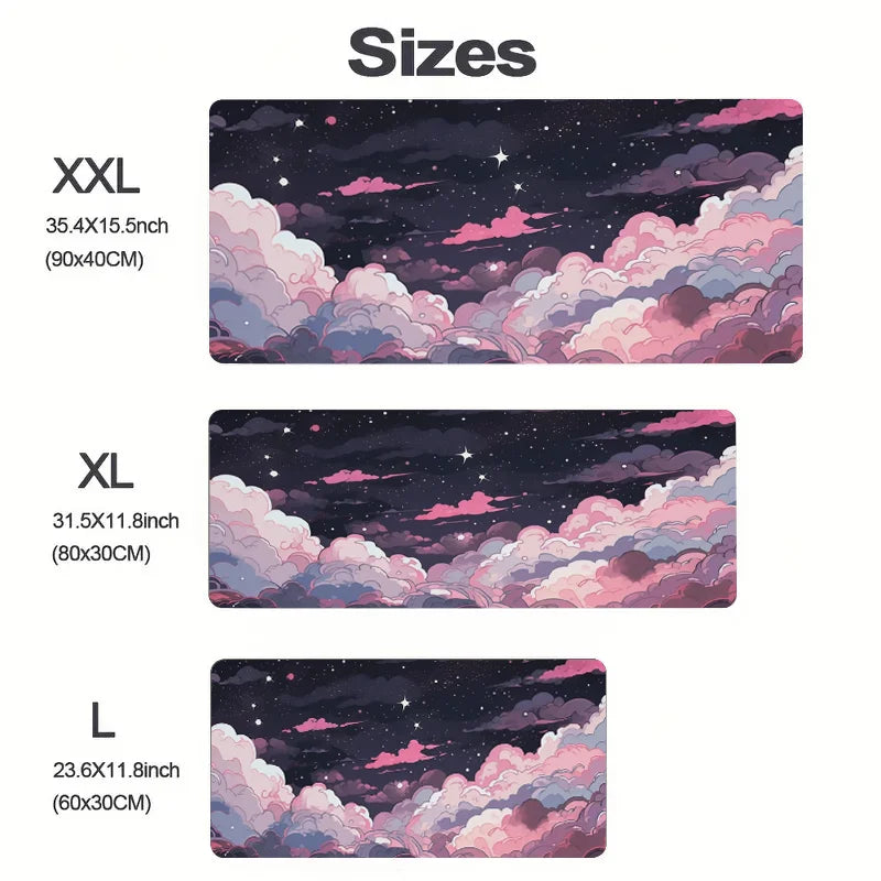 Colored cloud office Mousepad