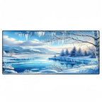 Large Blue Snow Scene