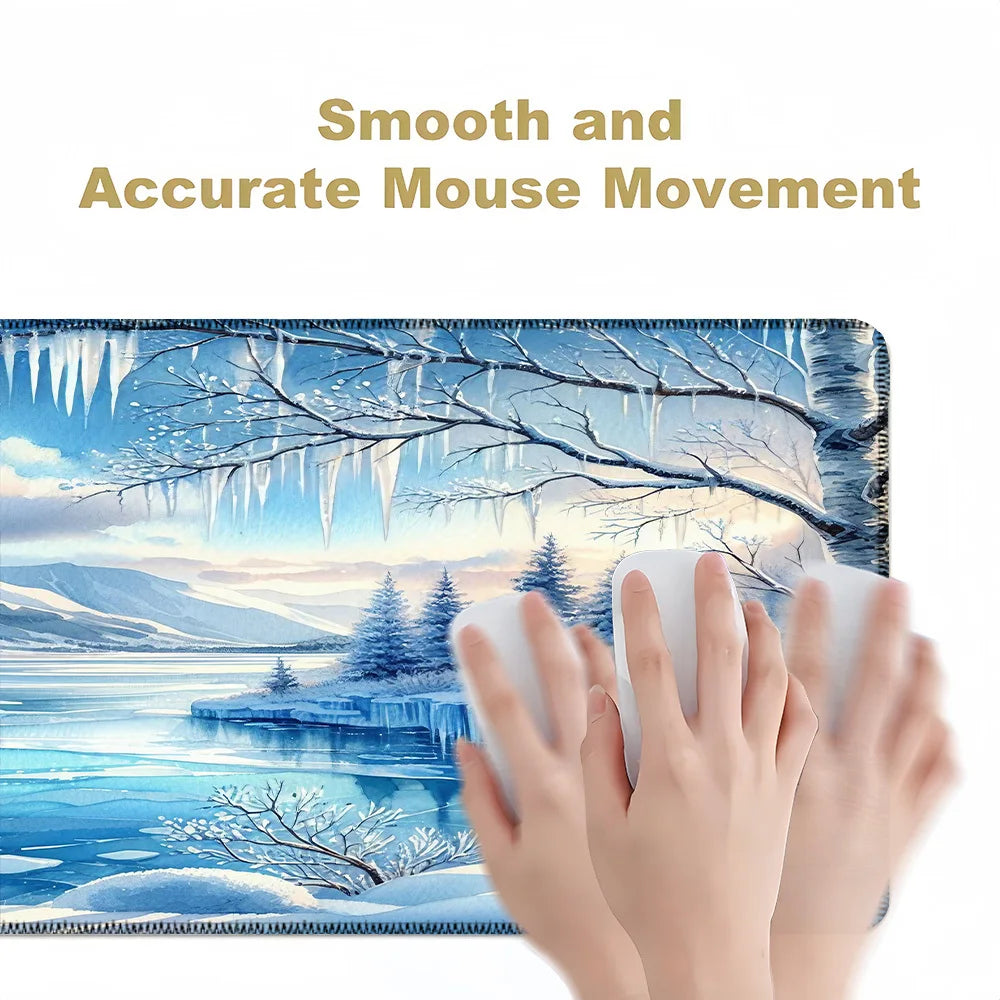 Large Blue Snow Scene