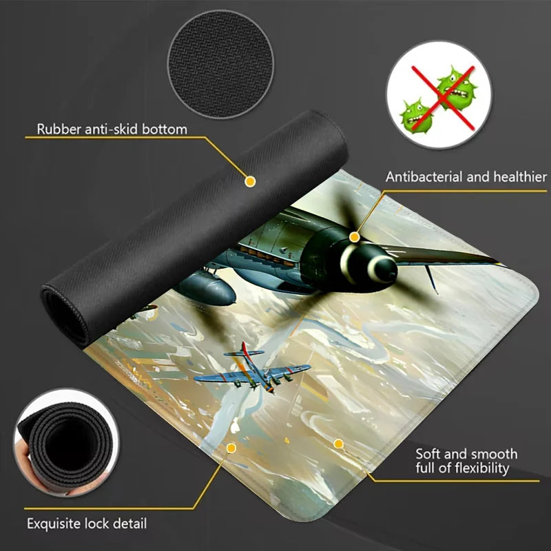 Retro Airplane HD Keyboard E-sport