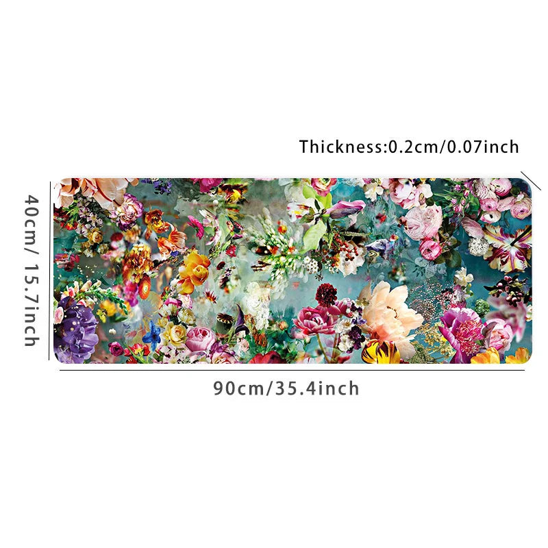 Colorful Oil Painting Flowers