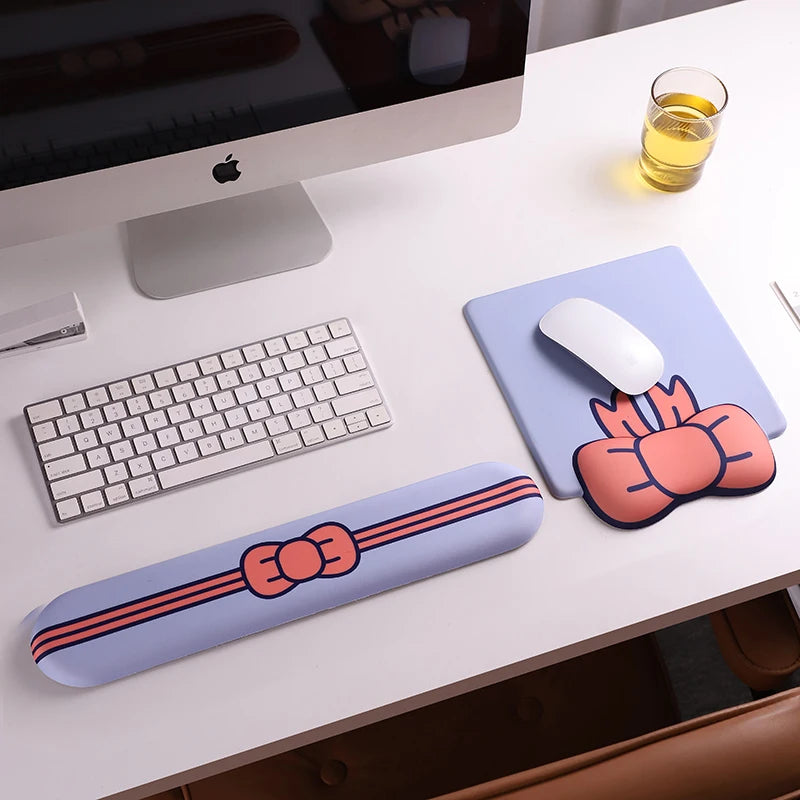 Mouse Pad Ergonomic Wrist Support 2 in 1