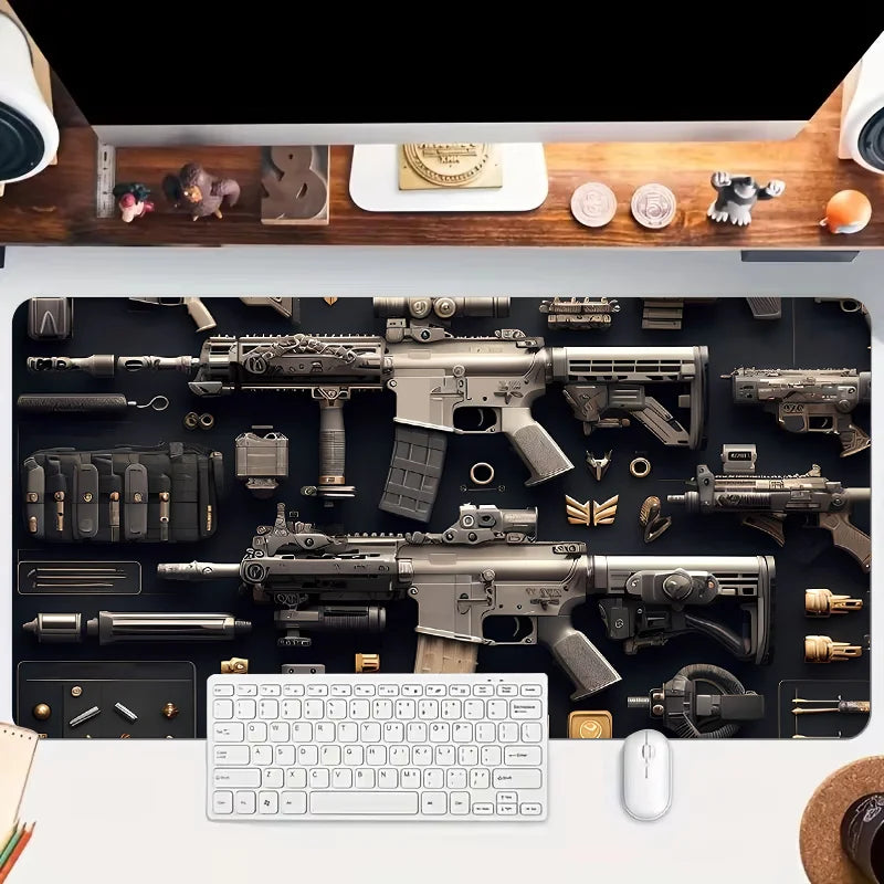 Gun parts assembly Mouse Pad