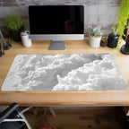 White cloud mouse pad