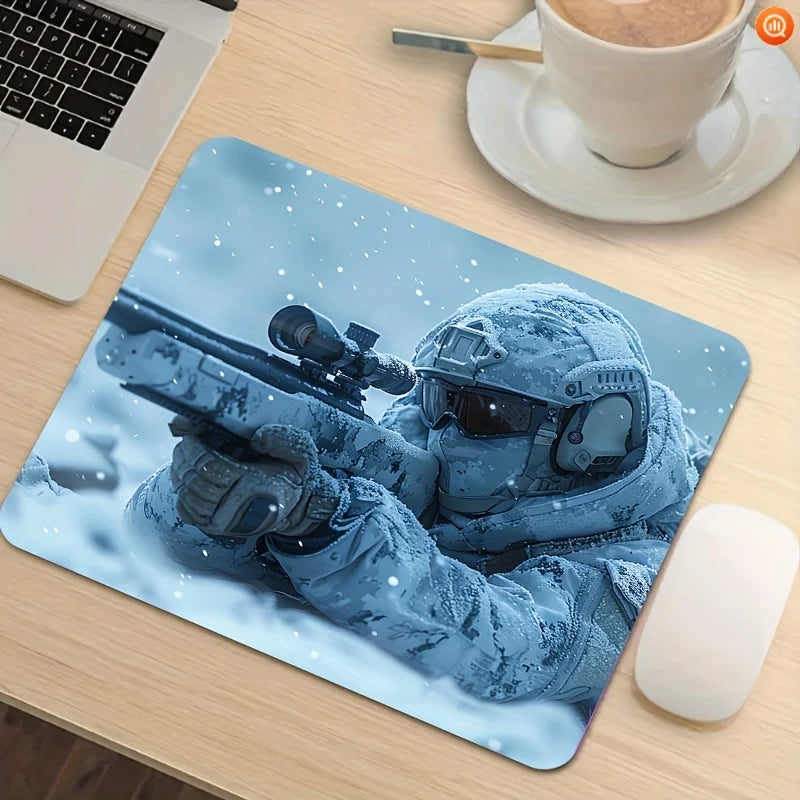 Large Snowy Special Forces Machine Gun